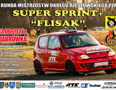 Plakat Super Sprint + Flisak