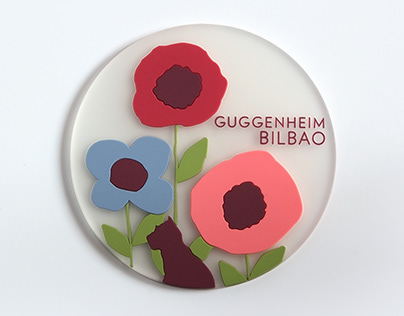 Illustrations Coasters. Guggenheim Bilbao.