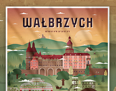 WAŁBRZYCH - City Map Poster