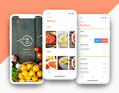 Lunch Go Mobile Application UI UX