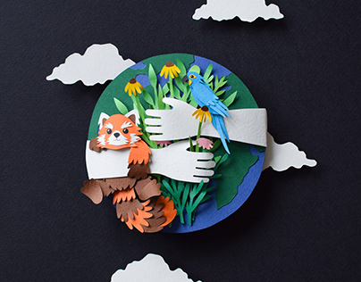 Earth Day | paper art