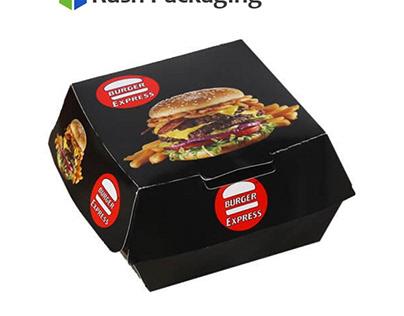 Personalized Burger Boxes Wholesale at RushPackaging