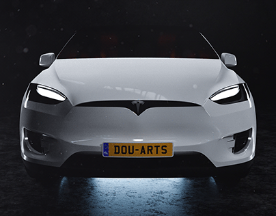 Tesla Model X - 3D Car Modeling
