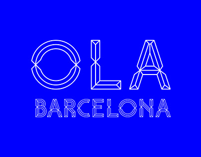 Ola Barcelona typeface