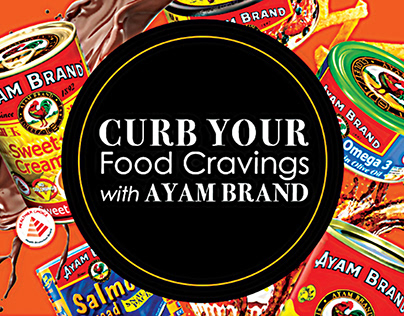 Ayam brand SG- Curb Your Food Cravings Infographic