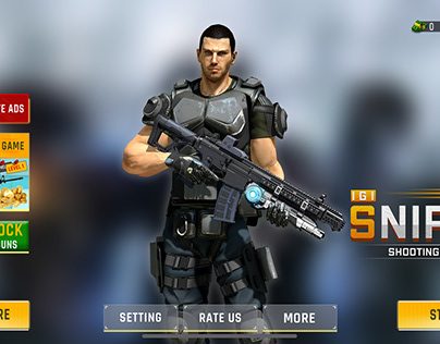 IGI sniper shooting game ui