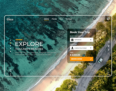 Thailand beaches landing page