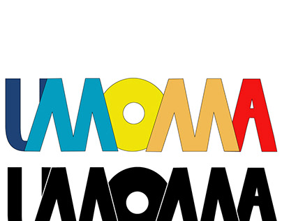UMOMA "Utah Museum of Modern Art" Wordmark style