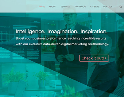 ILogic Website design (Homepage)