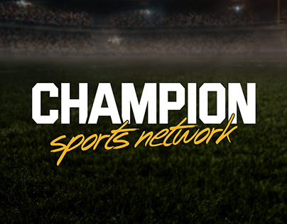 Champion Sports Network Logo System and Branding