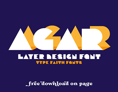 Agar playful font - FREE DOWNLOAD