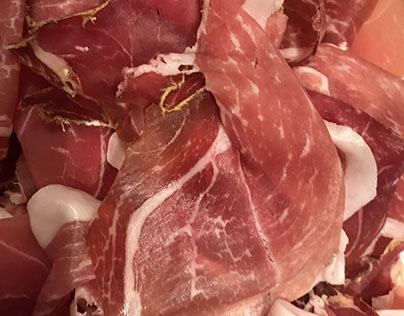 Parma ham texture
