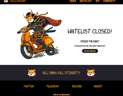 Killshiba Token: Cryptocoin Website