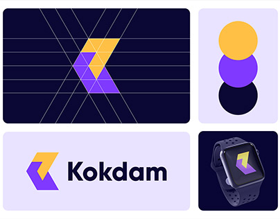 Kokdam Brand Identity Design With K Logotype