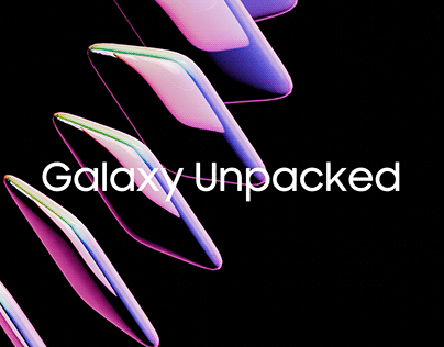 Концепт сцены «Galaxy Unpacked»