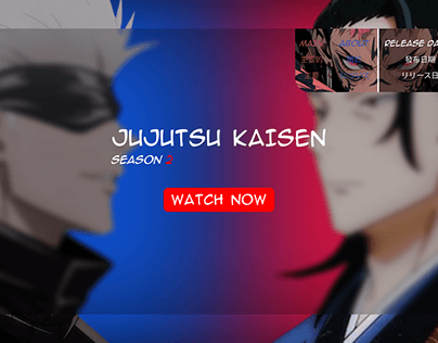 Home screen for anime Jujutsu Kaisen