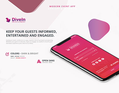 DiveIn - Event App Concent