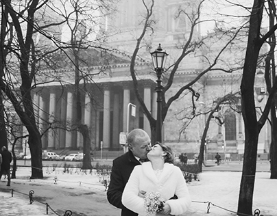 Black&white wedding Saint-Petersburg