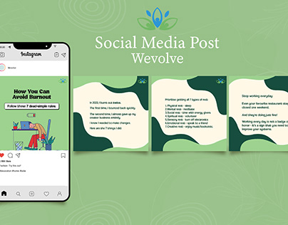 Social Media post for wevolve