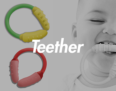 The Nibbler - Teether / Rattle for toddlers!