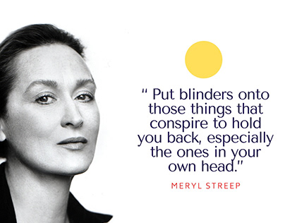 Inspirational Meryl Streeps Quotes for Self-motivation