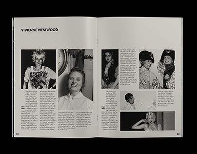 Vivienne Westwood- Editorial design