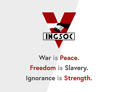 IngSoc Web Design (1984 by George Orwell