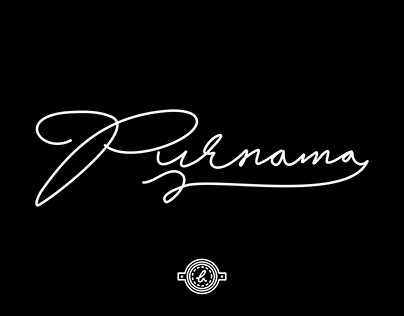 Purnama - special font handletter
