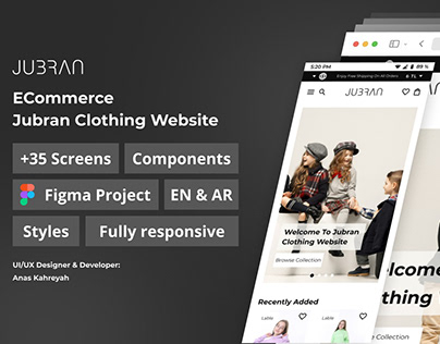 ECommerce Clothing Website | UI/UX Project