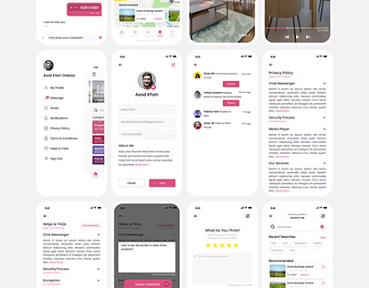 Property Buying and Selling App UI Design