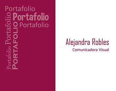 Portafolio Alejandra Robles