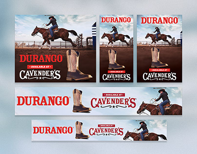Display Ads - Durango® Boots x Cavender's®