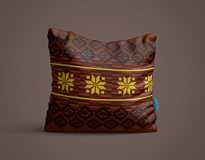 Pattern Design with slavian orrnament for pillows