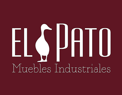 Branding para El Pato, Muebles Industriales