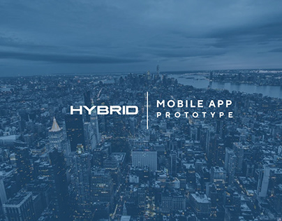 Hybrid mobile app prototype