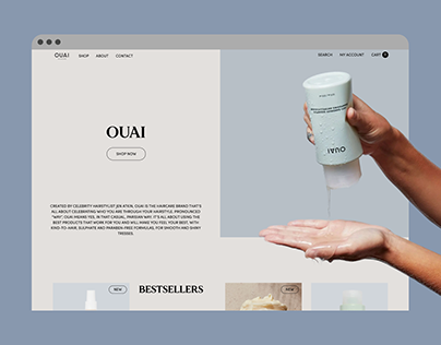 OUAI | Website | E-commerce redesign
