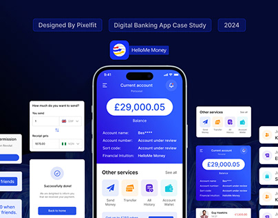 Hello Me Money - Digital Banking Mobile App Redesign