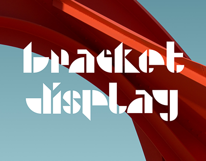 Bracket Display Typeface