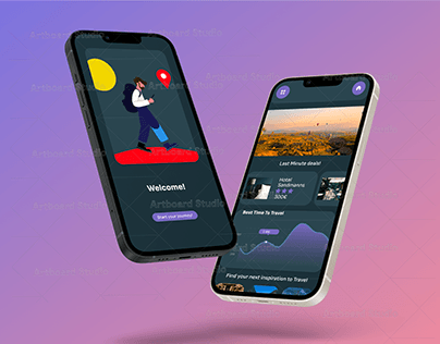 Travel Agent 007 - Mobile App Design
