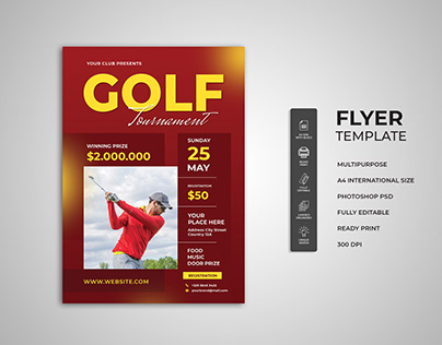 Golf Tournament Season Flyer