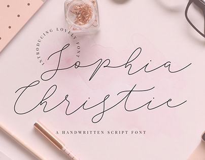 SOPHIA CHRISTIE - 100% FREE SCRIPT FONT