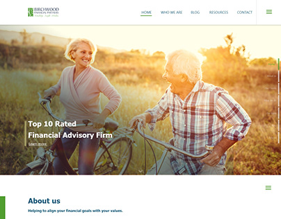 Financial Consulting Firm - Website Design
