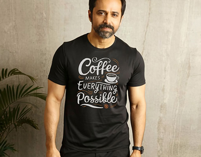 Coffee t-shirt Design.