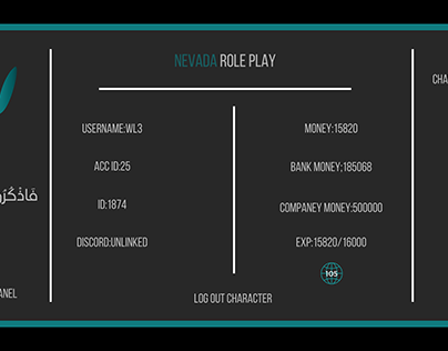 User Control Panel For Nevada RP