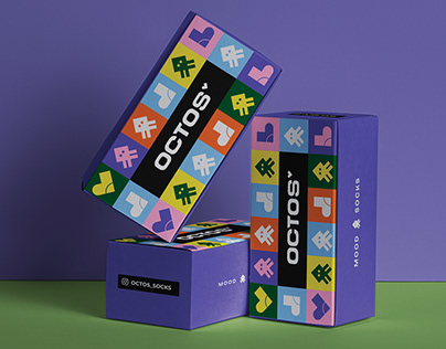 Octos Socks / identity, packaging and prints