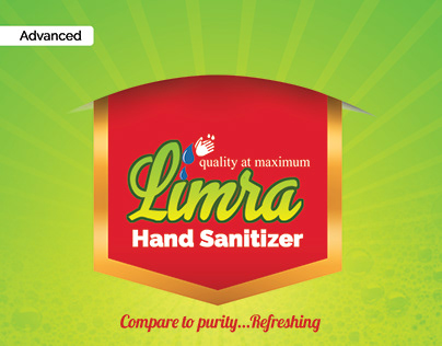 Sanitizer Label Design