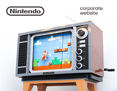 Nintendo — corporate website redesign
