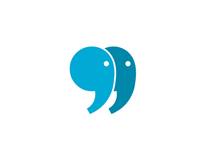 Elephant Quotes Logo Design