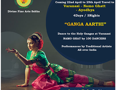 Ganga arthi - Classical dance - Photoshop