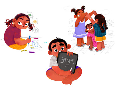 Project thumbnail - Illustrating Indian Kids 1.1